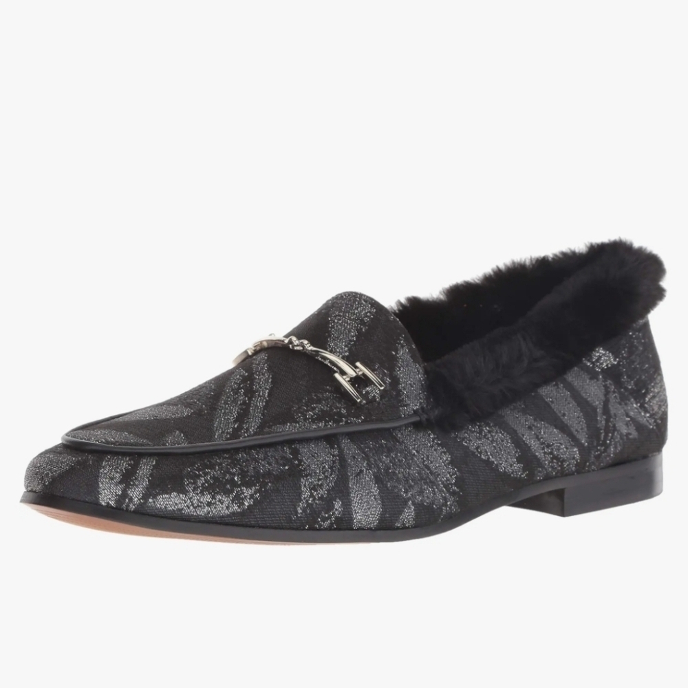 Sam Edelman Womens Loraine Faux Fur Loafer 8.5